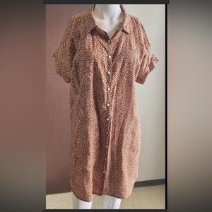 Tahari linen dress robe.